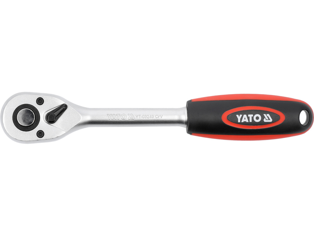 Ручка с храповиком ТРЕЩЕТКА 1/2", ПРЯМАЯ, ДЛИНА 225 ММ, 90 ЗУБОВ YATO (YT-03243) Yato фото 2