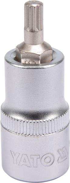Торцева головка 1/2" зі вставкою SPLINE М6, довжина 55 мм YATO (YT-04341) Yato фото 2
