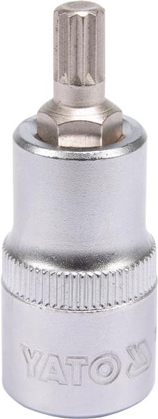 Торцева головка 1/2" зі вставкою SPLINE М8, довжина 55 мм YATO (YT-04342) Yato фото 2
