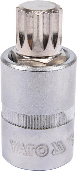 Торцева головка 1/2" зі вставкою SPLINE М16, довжина 55 мм YATO (YT-04346) Yato фото 2