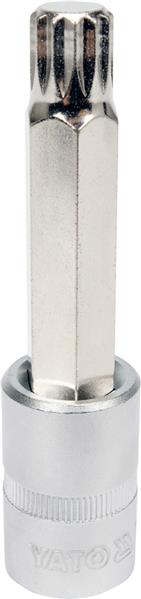Торцева головка 1/2" зі вставкою SPLINE М14, довжина 100 мм YATO (YT-04355) Yato фото 2