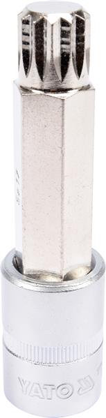 Торцева головка 1/2" зі вставкою SPLINE М17, довжина 100 мм YATO (YT-04357) Yato фото 2