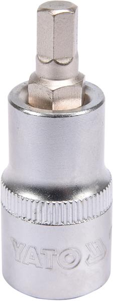 Торцева головка 1/2" зі вставкою HEX 7 мм, довжина 55 мм YATO (YT-04383) Yato фото 2