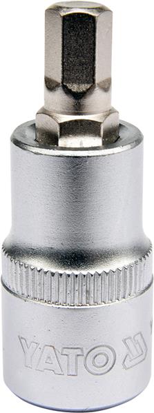 Торцева головка 1/2" зі вставкою HEX 8 мм, довжина 55 мм YATO (YT-04384) Yato фото 2