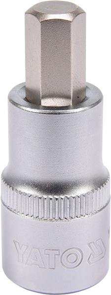 Торцева головка 1/2" зі вставкою HEX 10 мм, довжина 55 мм YATO (YT-04385) Yato фото 2