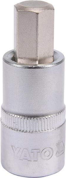 Торцева головка 1/2" зі вставкою HEX 12 мм, довжина 55 мм YATO (YT-04386) Yato фото 2