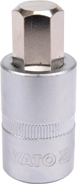 Торцева головка 1/2" зі вставкою HEX 14 мм, довжина 55 мм YATO (YT-04387) Yato фото 2