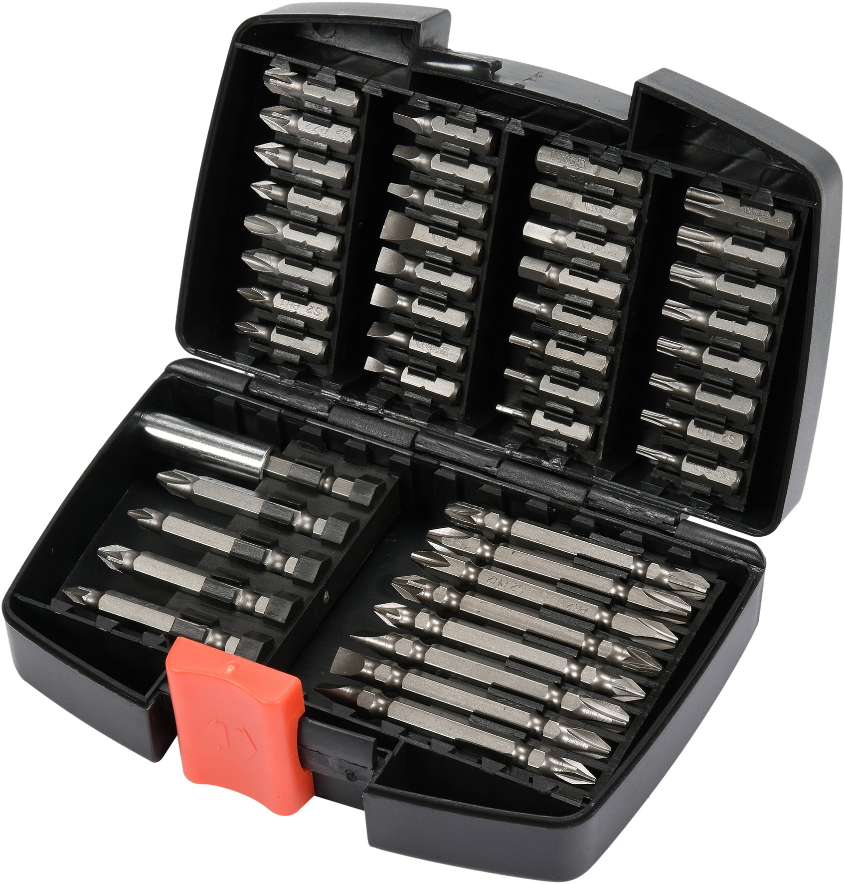 Набір біт 45 пр.. біти TORX, HEX, PZ2, PH2, SQ, PZ3, PH1, PH3, PZ1 YATO Yato фото 2