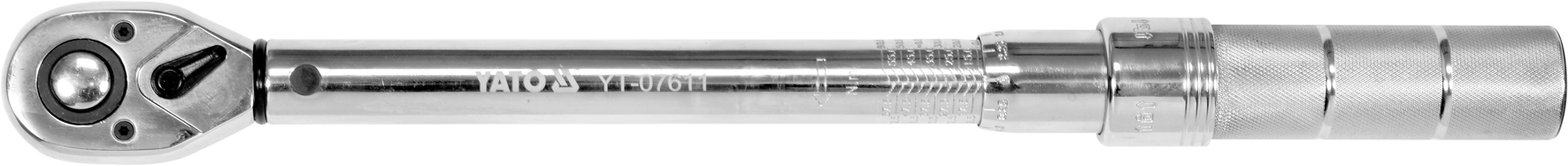 Ключ динамометричний 1/2", зусилля 10-60 нм, довжина 378-400 мм YATO (YT-07611) Yato фото 2