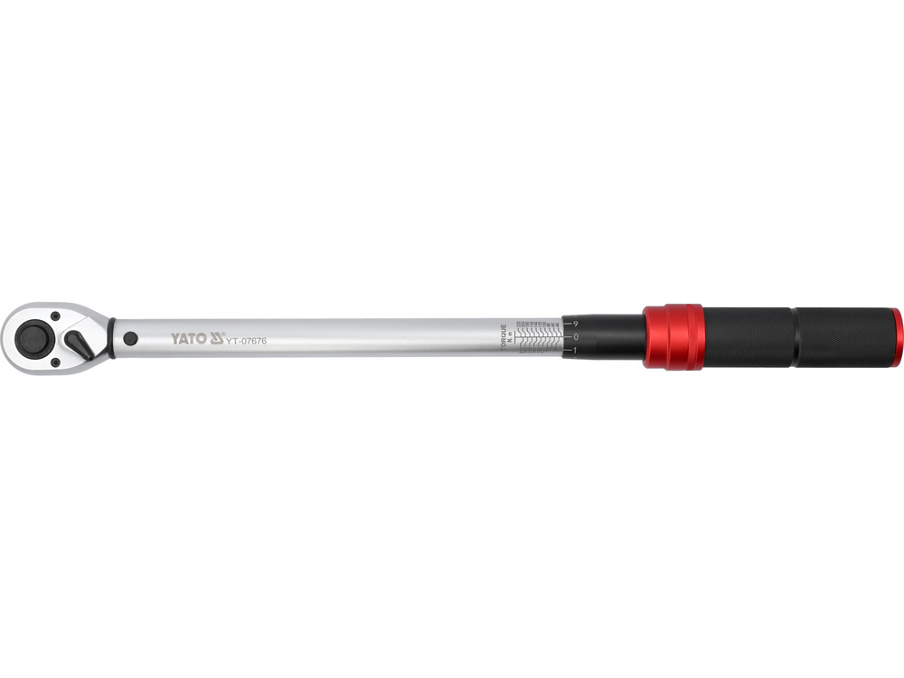 Ключ динамометричний 1/2", зусилля 40-220 нм, довжина 485-505 мм YATO (YT-07676) Yato фото 2