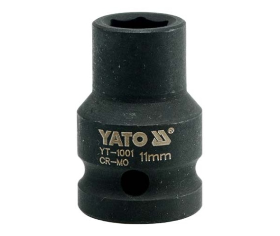 Ударна торцева головка 6-г. 1/2" 11 мм YATO (YT-1001) Yato фото 2