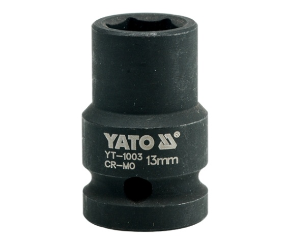 Ударна торцева головка 6-г. 1/2" 13 мм YATO (YT-1003) Yato фото 2