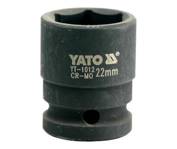 Ударна торцева головка 6-г. 1/2" 22 мм YATO (YT-1012) Yato фото 2