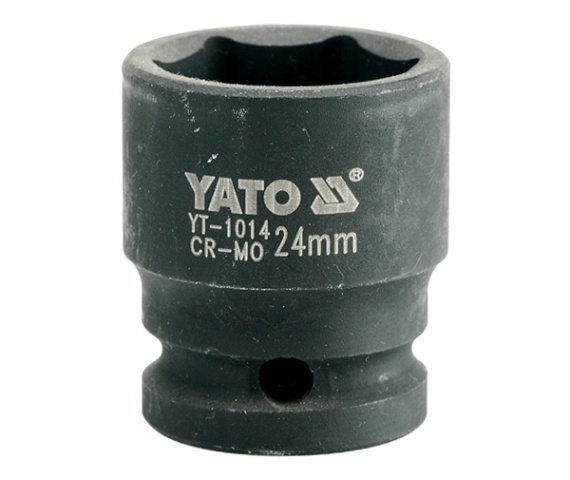 Ударна торцева головка 6-г. 1/2" 24 мм YATO (YT-1014) Yato фото 2