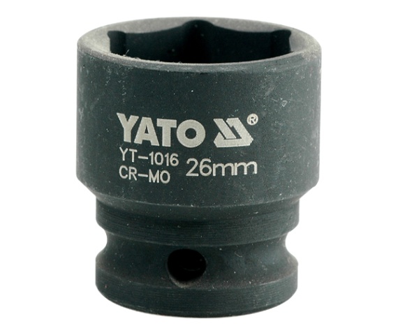 Ударна торцева головка 6-г. 1/2" 26 мм YATO (YT-1016) Yato фото 2