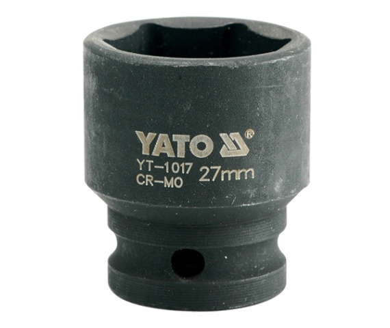 Ударна торцева головка 6-г. 1/2" 27 мм YATO (YT-1017) Yato фото 2