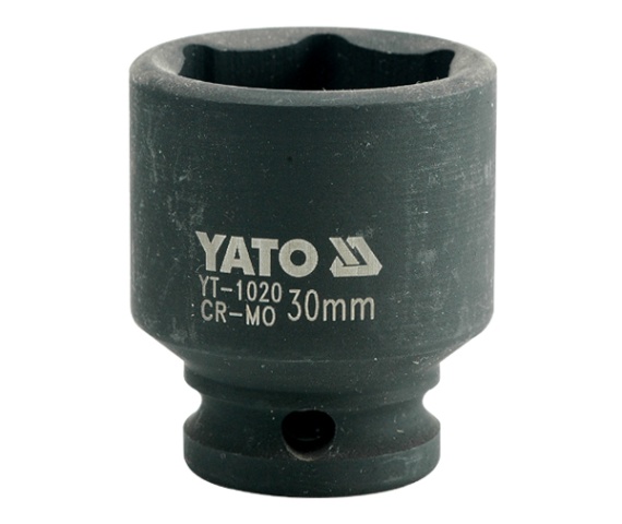 Ударна торцева головка 6-г. 1/2" 30 мм YATO (YT-1020) Yato фото 2