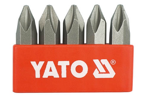 Біти ударні хрестові PH2 5/16" 36 мм, 5 штук YATO (YT-2810) Yato фото 2