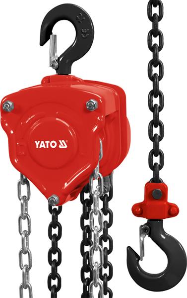 Таль ручний ланцюговий, вантажність 500 кг, довжина ланцюга YATO (YT-58950) Yato фото 2