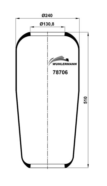 Пневморесори WU 78706 для MAN E 2000 32.360 VFNLC