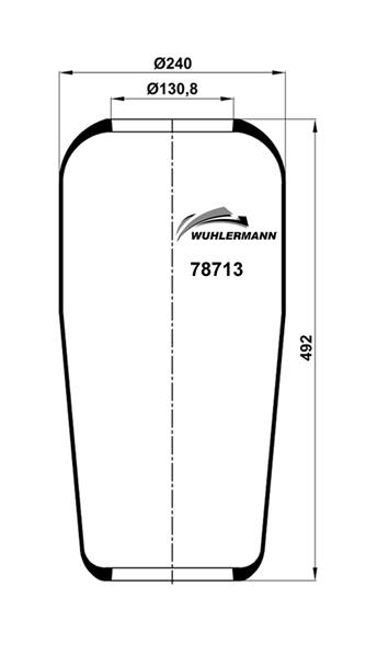 Пневморесори WU 78713 для VOLVO FH 12 FH 12/460