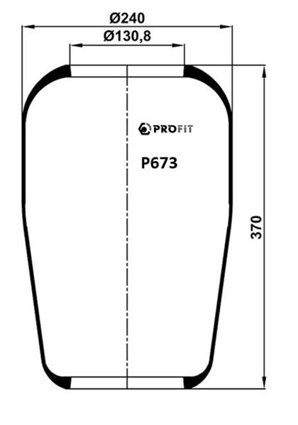 Пневморесори PR P673 для VOLVO FL 10 FL 10H/360