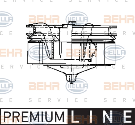 Мотори пічки HL 8EW 009 158-011 для VOLVO F 10 F 10/300