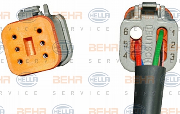 Віскомуфти HL 8MV 376 730-111 для RENAULT TRUCKS Kerax 420.18