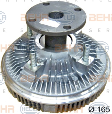 Віскомуфти HL 8MV 376 757-681 для MAN L 2000 10.223 LC,10.223 LLC