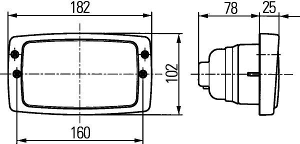Оптика HL 1GB 006 213-111 для FENDT Farmer 304 S, 304 LS