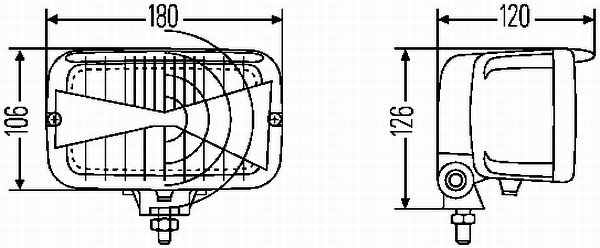 Оптика HL 1AB 007 145-001 для JOHN DEERE Series 6020 6020 SE, 6120