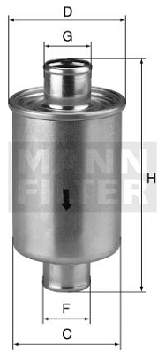 Масляні фільтри MF W76/1 для JOHN DEERE Series 5 5090GH