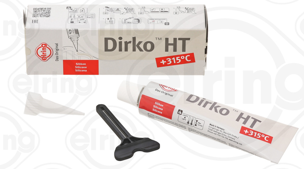 Герметик Dirko HT (-60°C +315°C) 70мл (бежевий) ELRING фото 5