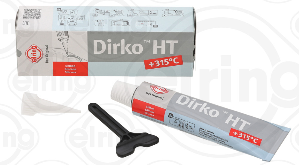 Герметик Dirko HT (-60°C +315°C) 70мл (сірий) ELRING фото 7