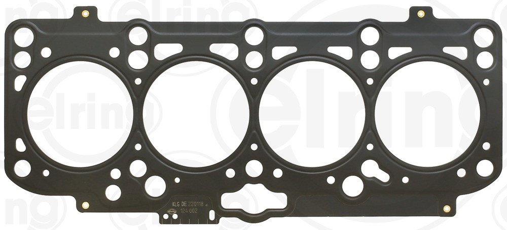 Прокладка ГБЦ VW Caddy 1.9TDI -03 (2 метки) (1.63mm) ELRING фото 3