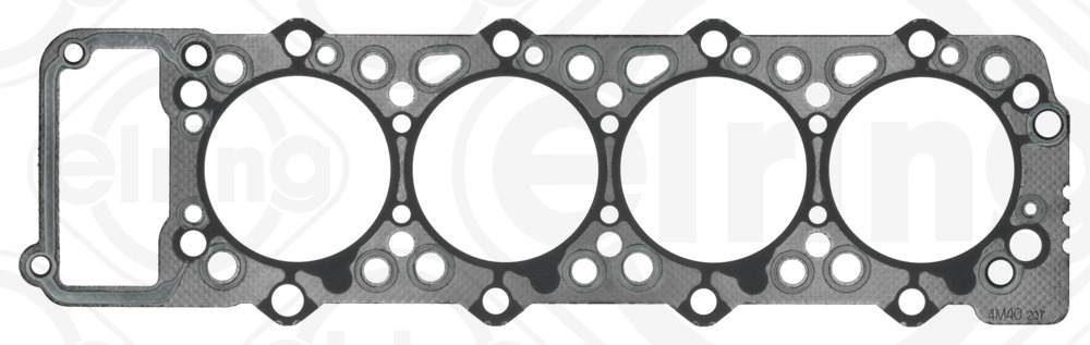 Прокладка ГБЦ Mitsubishi Pajero II 2.8TD 94-99 (3 метки) (1.40mm) ELRING фото 4