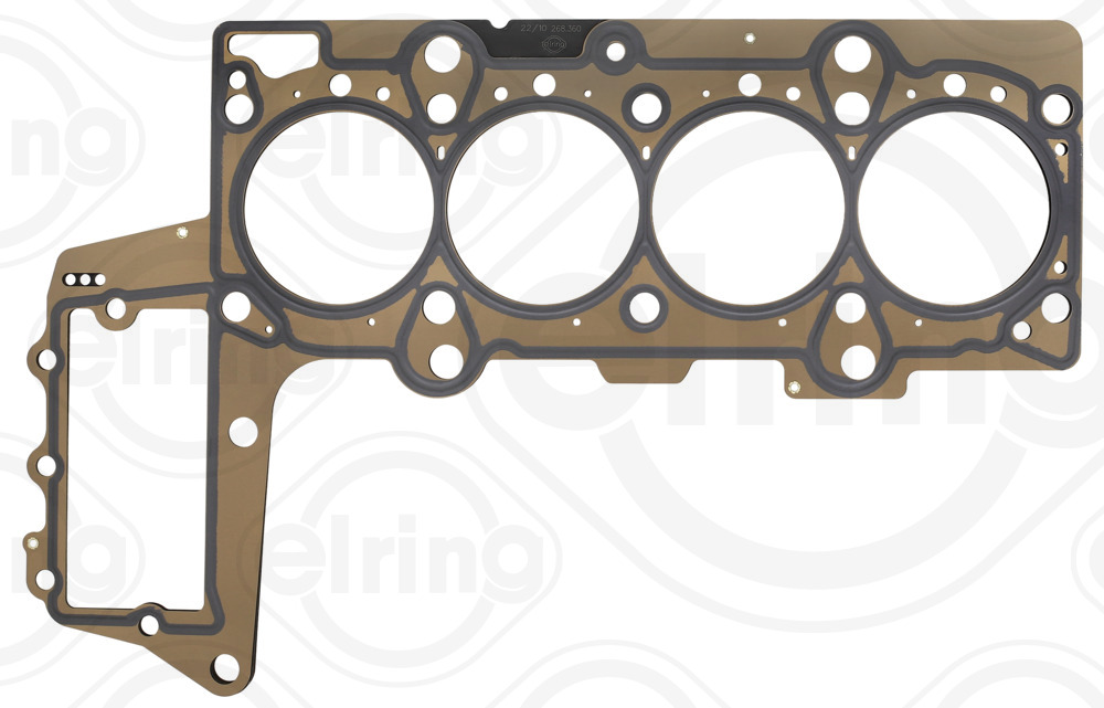 Прокладка ГБЦ BMW 3 (E46/E90)/5 (E60) 1.8-2.0 d 01-08 (3метки) (1.65mm), M47 D20 фото 3