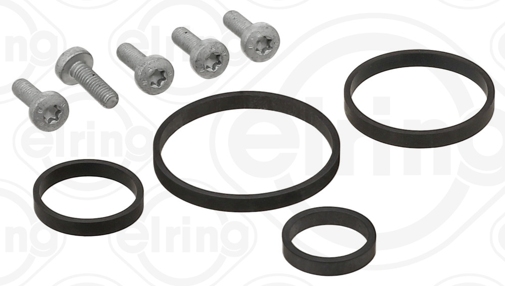 Прокладка радіатора масляного VW T5 2.5TDI 03-09 (к-кт) ELRING фото 4