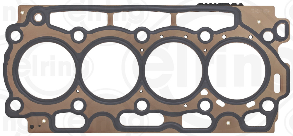 Прокладка ГБЦ Citroen Berlingo/Peugeot Partner 1.6HDI 05- (4 метки) (1.45mm) ELRING фото 5