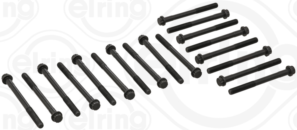 Комплект болтів з головкою системи TORX з чорного металу TOYOTA 1C/1C-L/1C-TL/2C/2C-E/2C-L/2C-T/2C-TE/2C-TL/3C-TE ELRING (708.250) ELRING фото 2