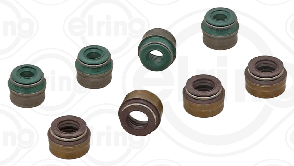Комплект сальників клапанів IN/EX (SET) MB M166/M266 (4PCS+4PCS) ELRING (712.180) ELRING фото 2
