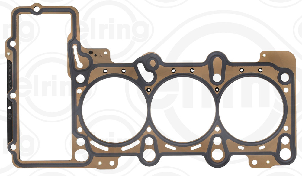 Прокладка ГБЦ Audi A4 3.2 FSI 05-09/A6 2.8-3.2FSI 06-15 (1-3 цил.) (0.85mm) фото 3