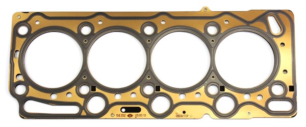 Прокладка головки блока металева Г/Б OPEL A17DTJ/A17DTR/Z17DTR 1! 0.95MM MLS ELRING (158.352) ELRING фото 2