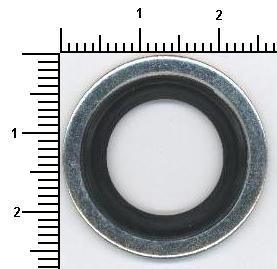 Шайба болта зливу оливи Fiat/Opel 04- (14x26x1.5) ELRING фото 3