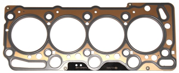 Прокладка головки блока металева Г/Б OPEL Y17DT/Y17DTL/Y17DTH 2! 1.4MM ELRING (809.750) ELRING фото 2