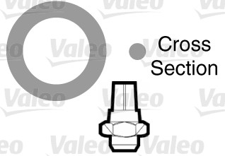 Кільце гумове ЦЕНА ЗА К-Т ІЗ 20 ШТ, 50 X 5 X 40 VALEO (508999) Valeo фото 2