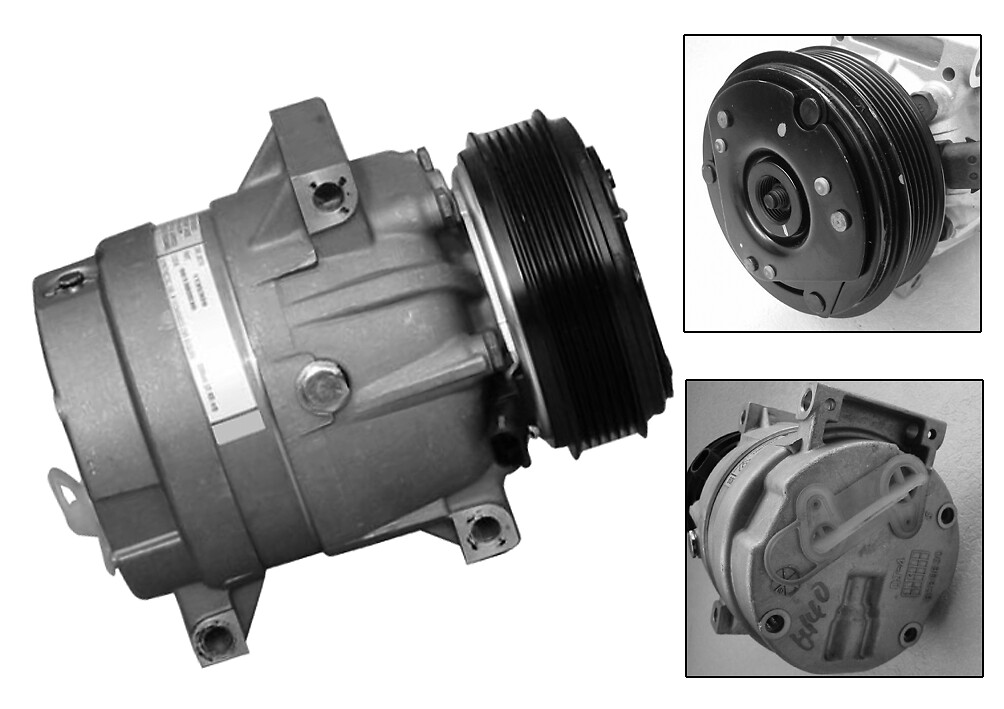 Компресор кондиціонера Valeo OPEL VIVARO A ФУРГОН (X83) 1.9 DTI (F7) 2001.08 - 2015.10 (699143) Valeo фото 2