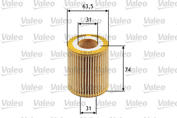 Фільтр оливний OPEL ZAFIRA/ZAFIRA FAMILY B (A05) 1.9 CDTI (M75) 2005.07 — 2019 VALEO (586510) Valeo фото 2