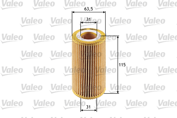 Фільтр оливний BMW 3 (E46) 320 D 1997.12 — 2005.05 VALEO (586524) Valeo фото 2