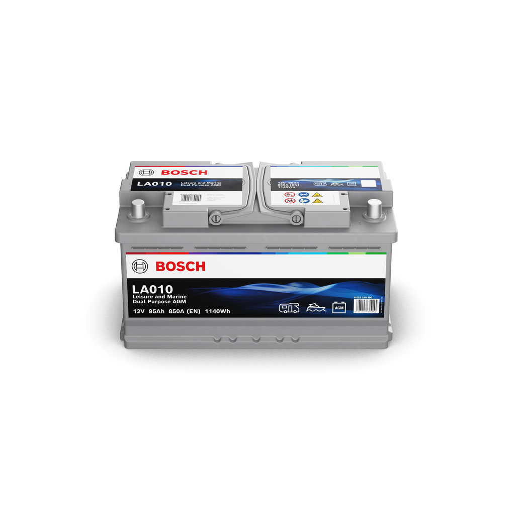 Акумуляторна батарея 95Ah/850A (353x175x190/+R/B13) (Dual Purpose AGM) Bosch фото 5